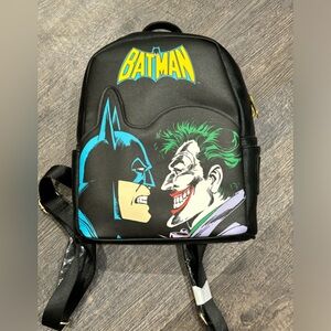 Cakeworthy Batman and Joker mini Backpack NWT